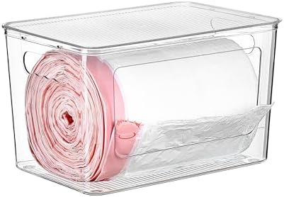 1 Pack Clear Trash Bag Holder