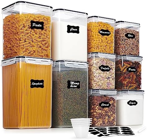 10 PCS Flour and Sugar Storage Container Sets for Advanced …