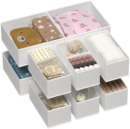 12 Pack Baby Clothes Organizer
