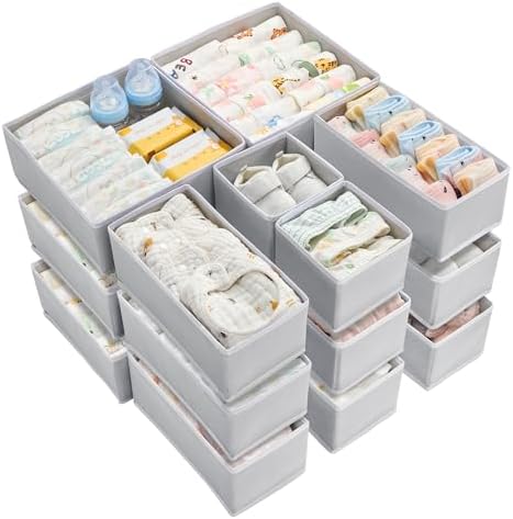 18 Pack Baby Clothes Organizer