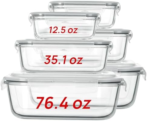 24 pcs Airtight Food Storage Containers with Lids and…