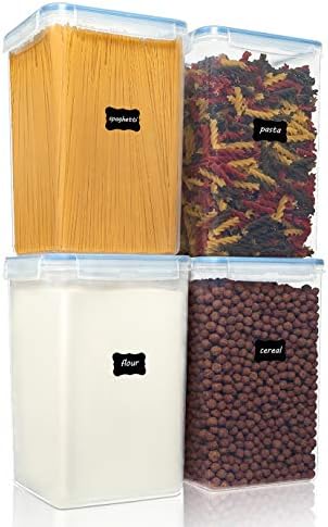 6.5L Flour Sugar Storage Containers — 4 PCS