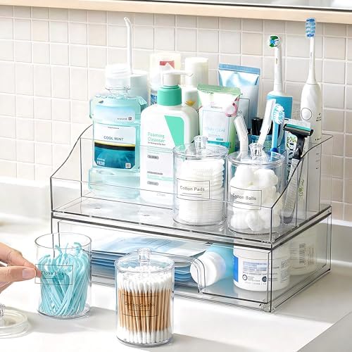 6 PCS Bathroom Countertop Organizer Sets