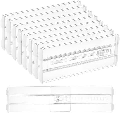 8 Pack Drawer Dividers for Clothes