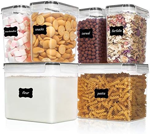 Airtight Food Storage Containers 6 Pieces