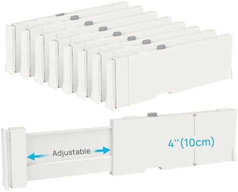 Drawer Dividers for Clothes 8 Pack