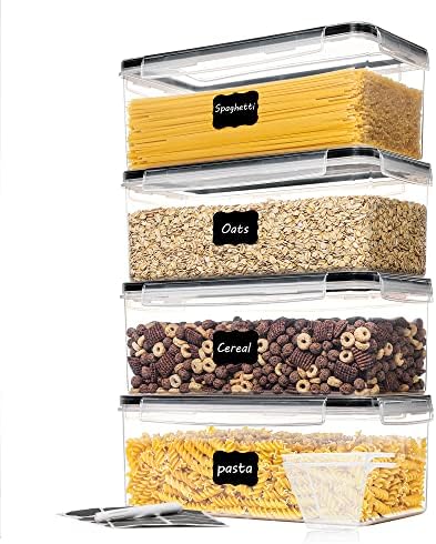 Pasta Storage Containers — 4 Pack